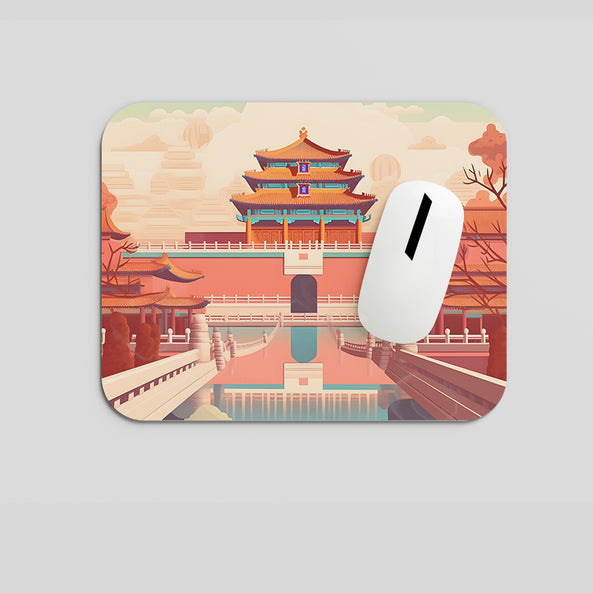 Melodyshoo iconic Beijing city view Mousepad