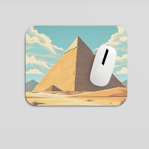Melodyshoo iconic Eygpt pyramid view Mousepad