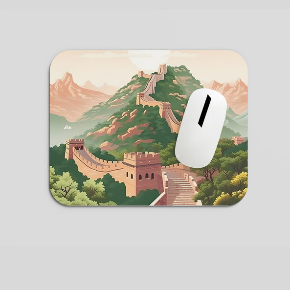 Melodyshoo iconic The Great wall view Mousepad