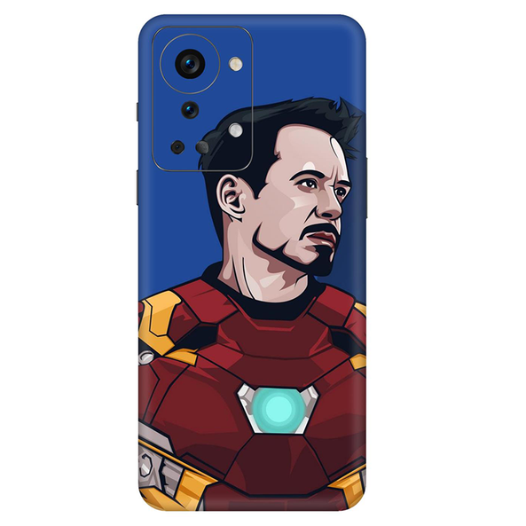 oneplus nord 2 series Iron Man Blue Mobile Skin