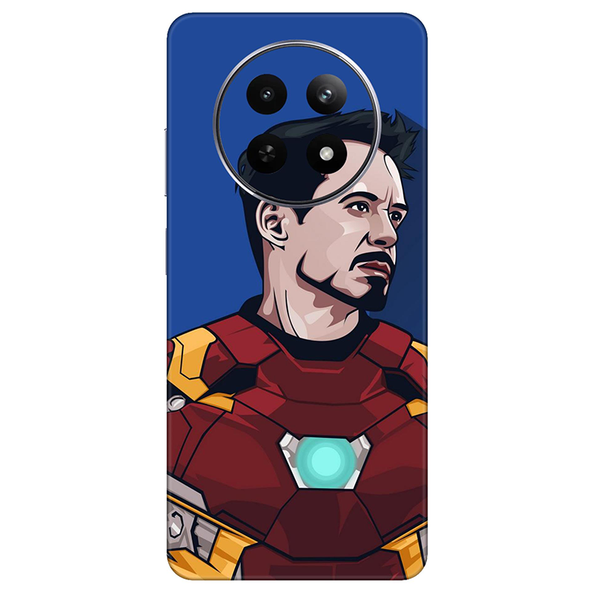 realme 12 Series Iron Man Blue Mobile Skin