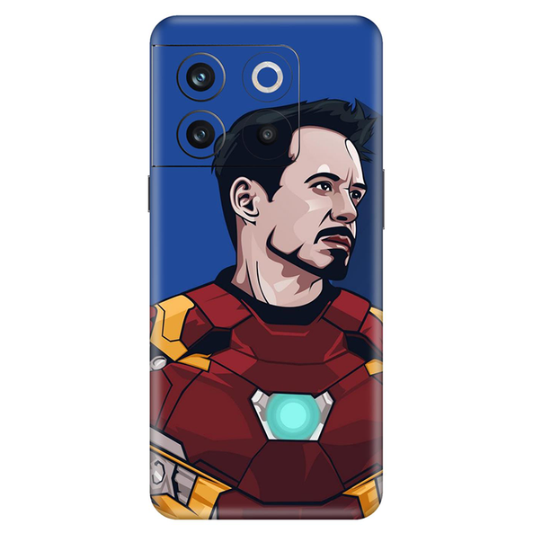 One Plus 10 Series Iron Man Blue Mobile Skin