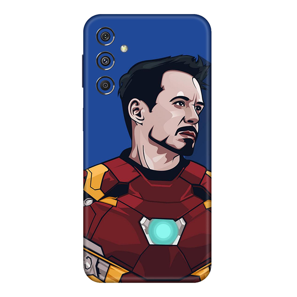 Samsung M Series Iron Man Blue Mobile Skin