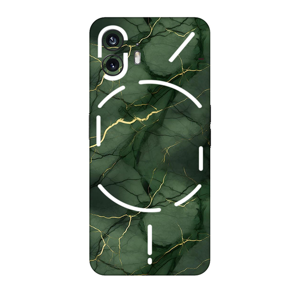 Nothing Series castleton green marble mobile skin