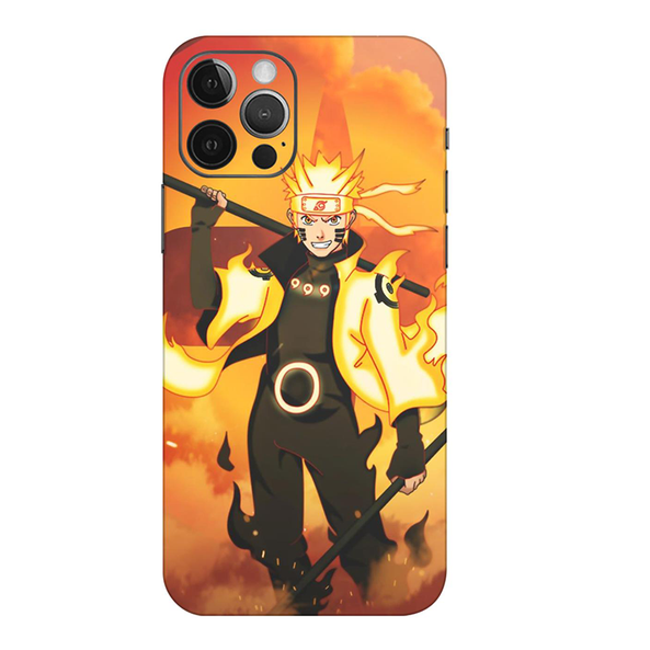 Iphone 12 Series Naruto Nine Tails Chakra Mobile Skin