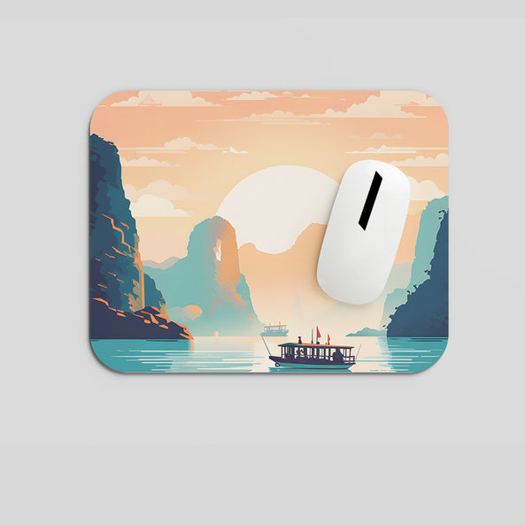 Melodyshoo iconic Ha Long Bay view Mousepad