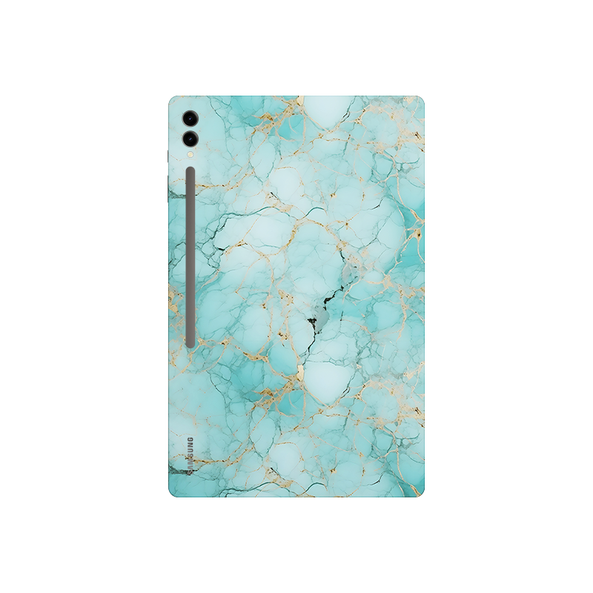 Cyan Marble Mobile Tablet Skin