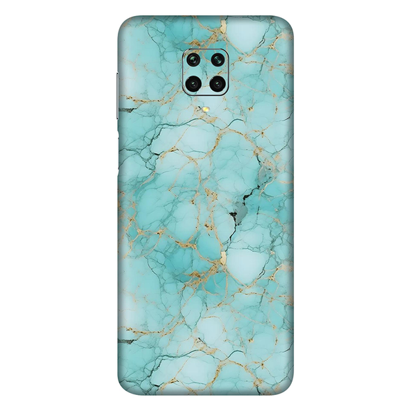 Xiaomi Redmi 9 Cyan Marble Mobile Cover