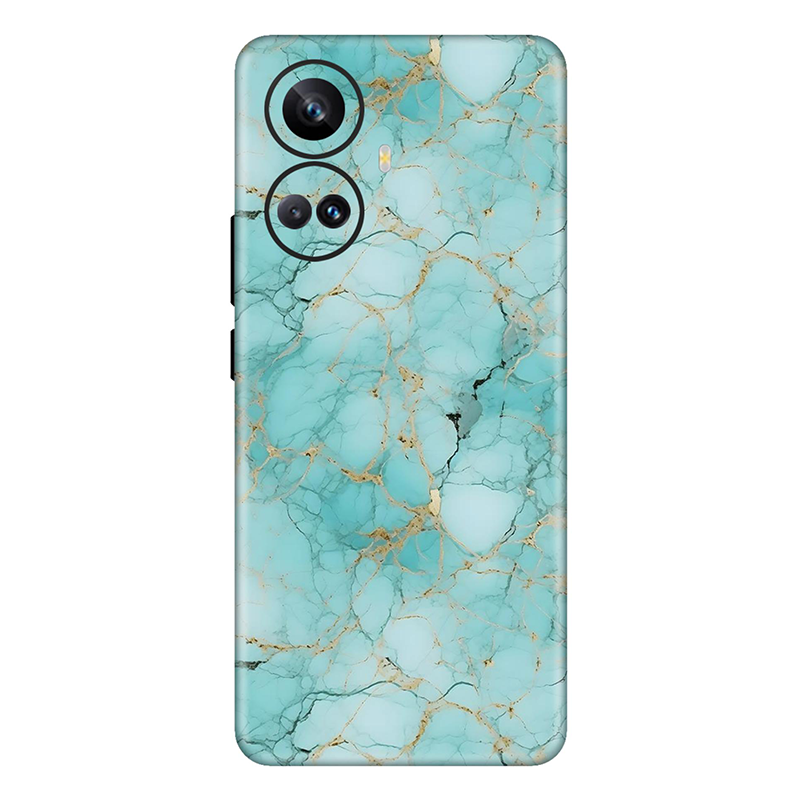 realme 10 Series Cyan Marble Mobile Cover