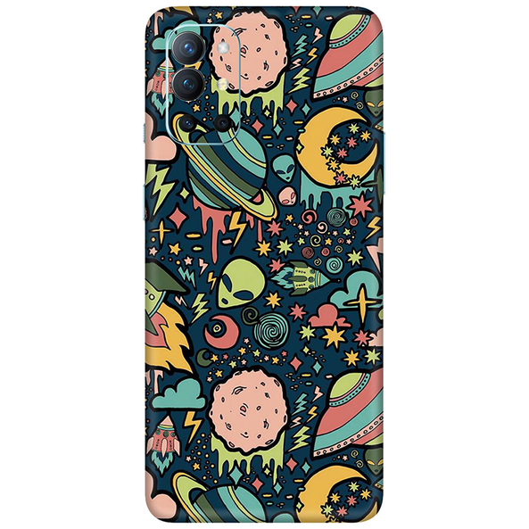 Oneplus 8 sereis Space Doodle Lovely Aesthetic Space Mobile Skin