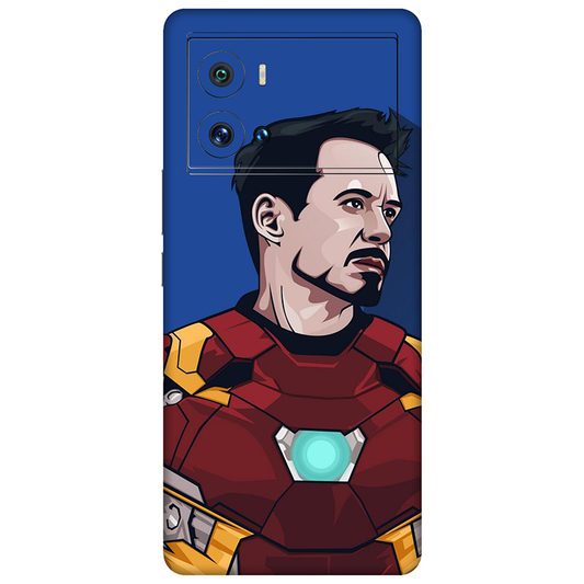 IQoo 9 Series Iron Man Blue Mobile Skin