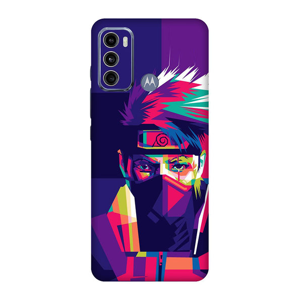 Motorola G Series Kakashi Hatake Colored Mobile Skin