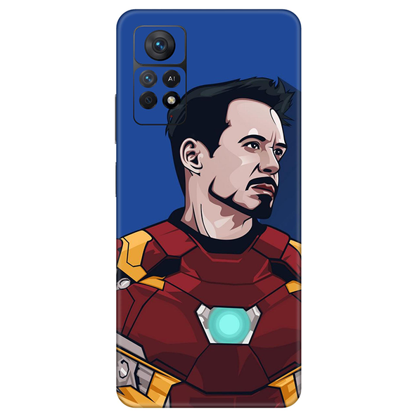 Xiaomi Redmi Note 11 Series Iron Man Blue Mobile Skin