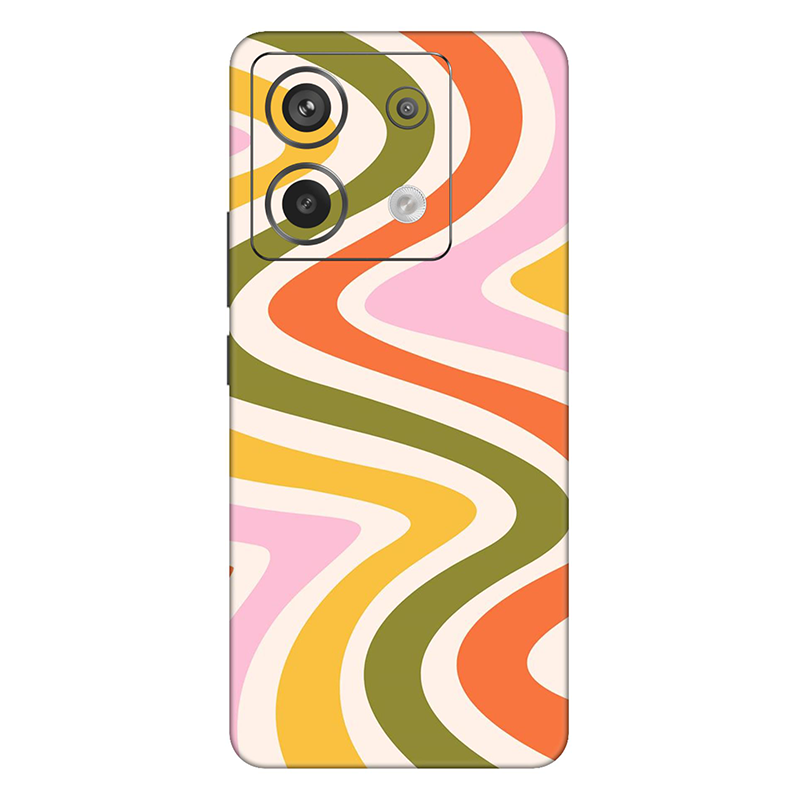 Xiaomi Redmi Note 13 Series Dark Green Swirl Mobile Skin