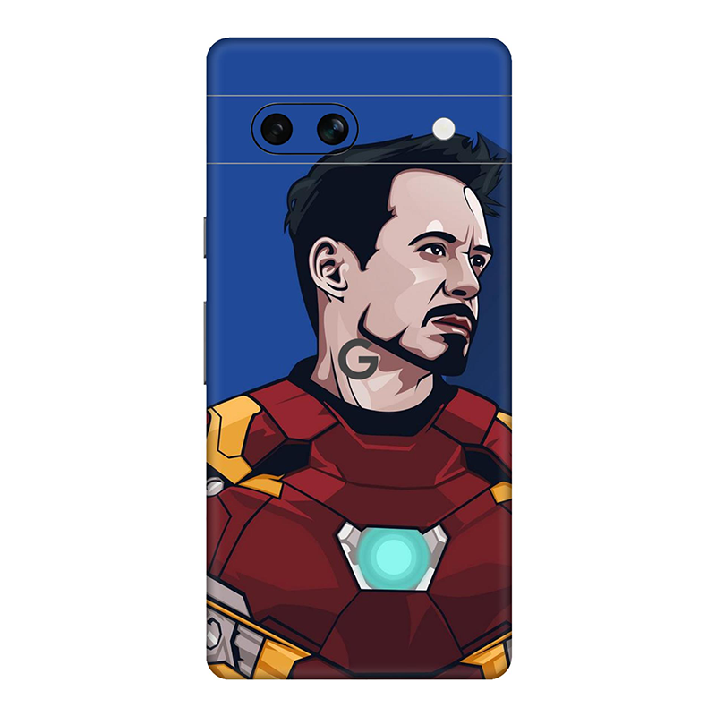 Google Pixel 7 Series Iron Man Blue Mobile Skin