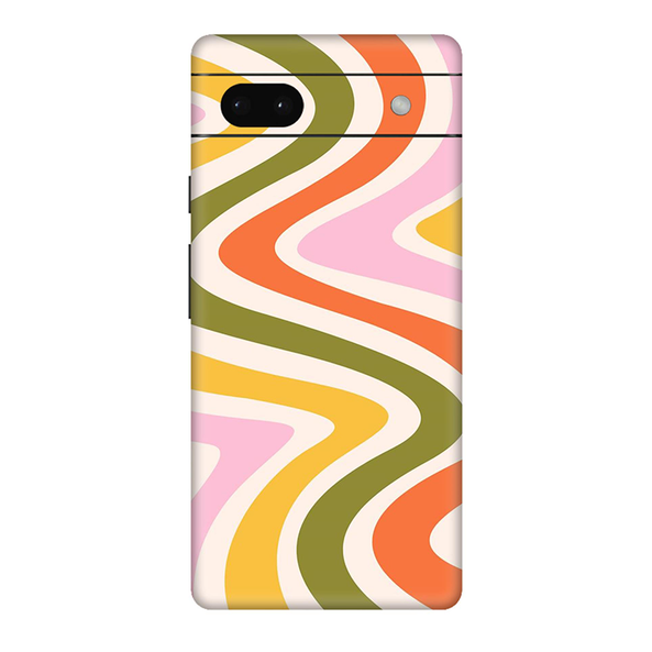 Pink Sky Aesthetic Mobile Skin Dark Green Swirl Mobile Skin