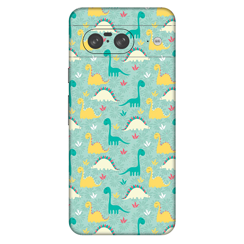 Google Pixel 8 Series  Dinosaur Doodle Mobile Skin