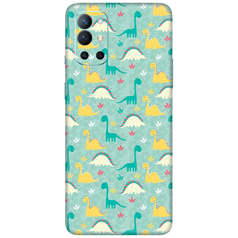 Oneplus 9 Sereis Dinosaur Doodle Mobile Skin