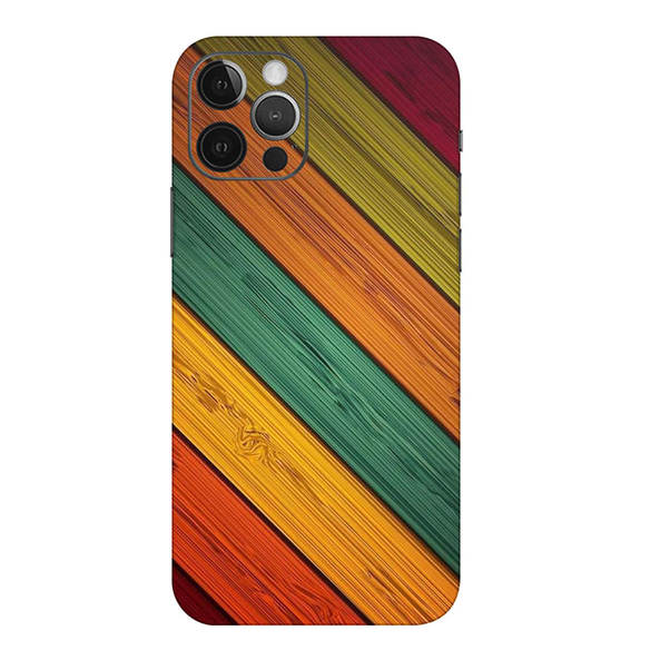 Iphone 13 Series Multi Color Strip Mobile Skin