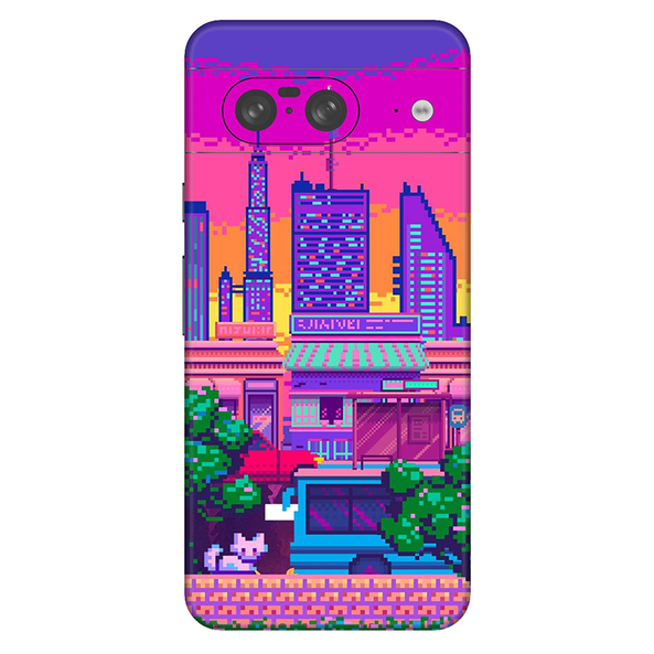 Google Pixel 8 Series Gaming City Mobile Skin