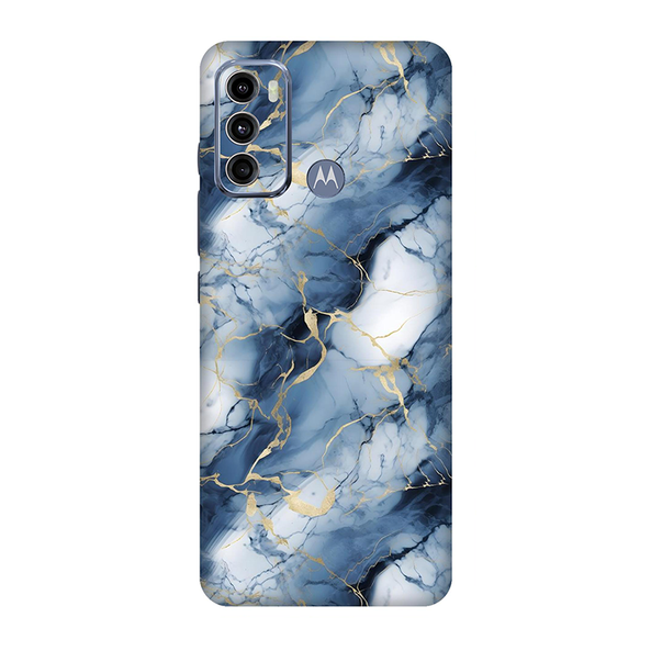 Motorola G Series Sapphire Blue Marble Mobile Skin