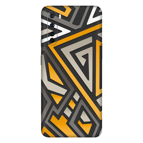 Orange Pattern Mobile Skin