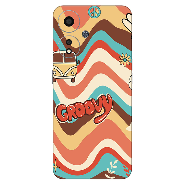 Oppo A Series Groovy Retro Mobile Skin