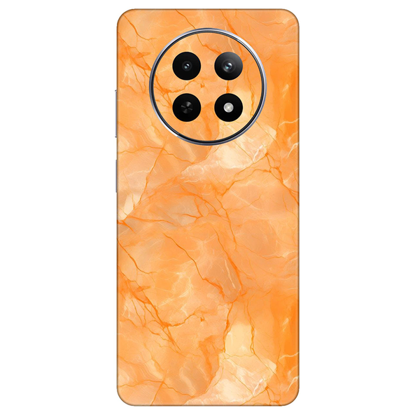 realme 12 Series Orange Marble Mobile Skin