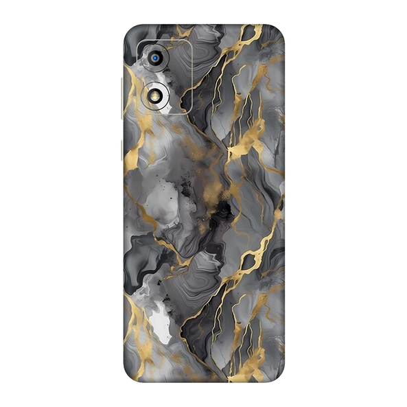 Motorola E Series Grey Marble Mobile Skin