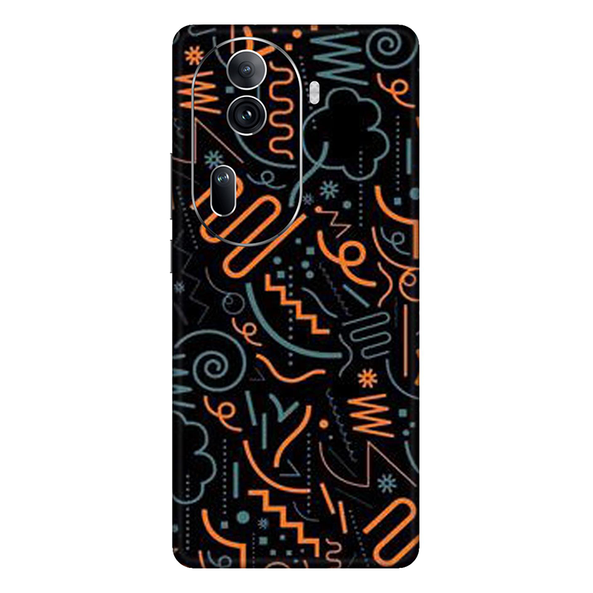 Oppo Reno Series Outlouders funky multicolor Mobile Skin