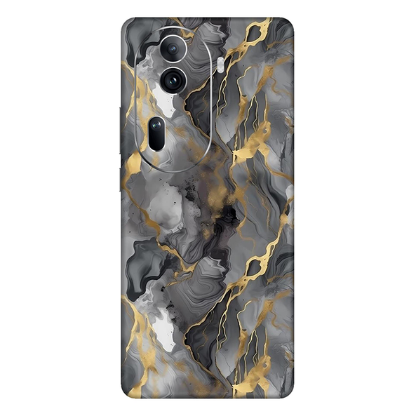 Oppo Reno Series Grey Marble Mobile Skin