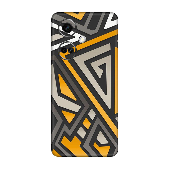 Orange Pattern Mobile Skin