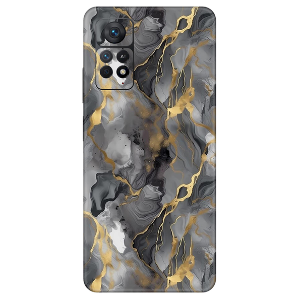 Xiaomi Redmi Note 11 Series Grey Marble Mobile Skin