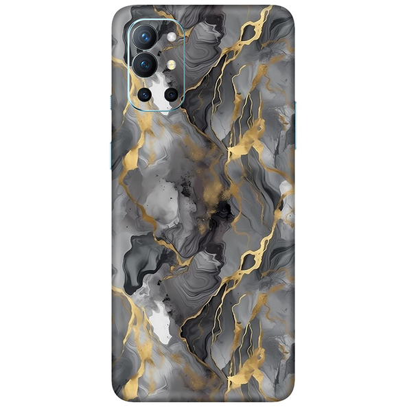 Oneplus 9 Sereis Green Grey Marble Mobile Skin