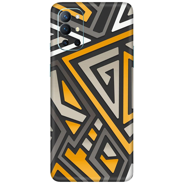 Oneplus 8 sereis Orange Pattern Mobile Skin