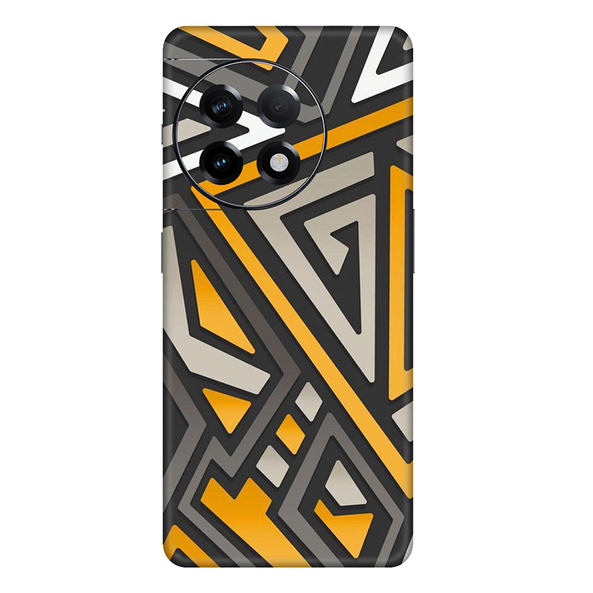 Oneplus 11 Series Orange Pattern Mobile Skin