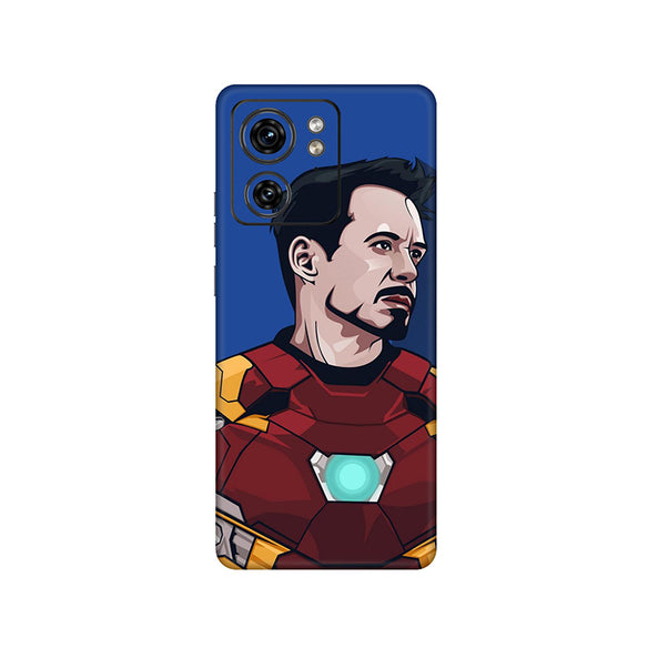 Motorola Edge Series Iron Man Blue Mobile Skin