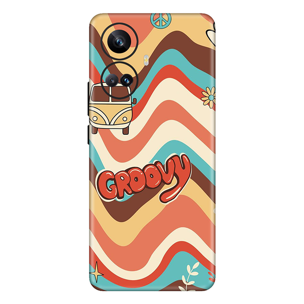 realme 10 Series Groovy Retro Mobile Skin