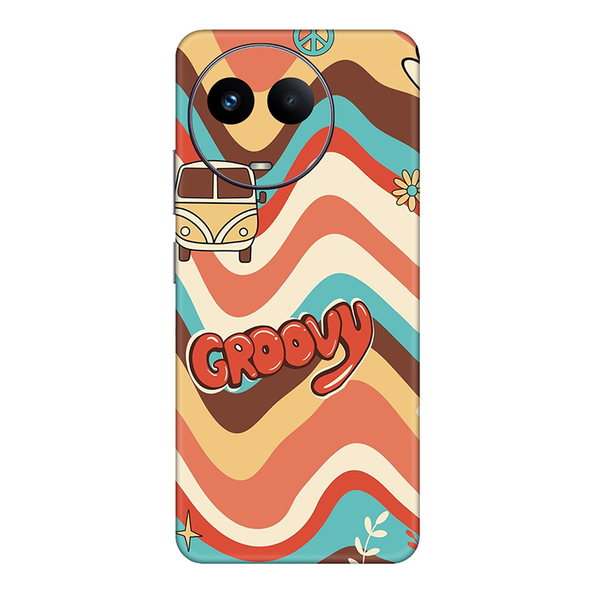 realme 11 Series Groovy Retro Mobile Skin