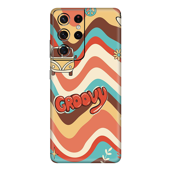 Samsung Galaxy S21 Series Groovy Retro Mobile Skin