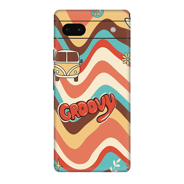 Google Pixel 6 Series Groovy Retro Mobile Skin