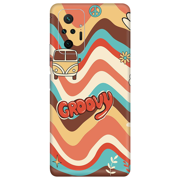 Xiaomi Redmi Note 10 Series Groovy Retro Mobile Skin