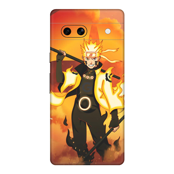 Google Pixel 7 Series Naruto Nine Tails Chakra Mobile Skin