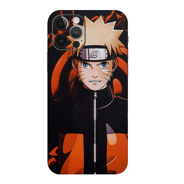 Iphone 12 Series Naruto Orange & Black Mobile Skin