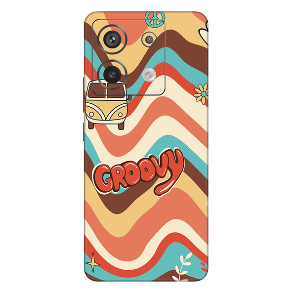 Xiaomi Redmi Note 13 Series Groovy Retro Mobile Skin