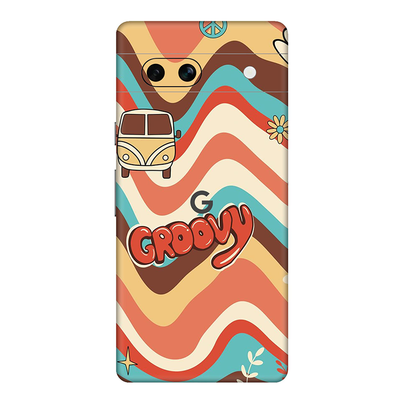 Google Pixel 7 Series Groovy Retro Mobile Skin