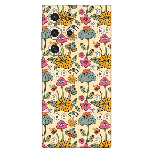 Oneplus 11 Series Retro Mushroom With Flower Mobile Skin