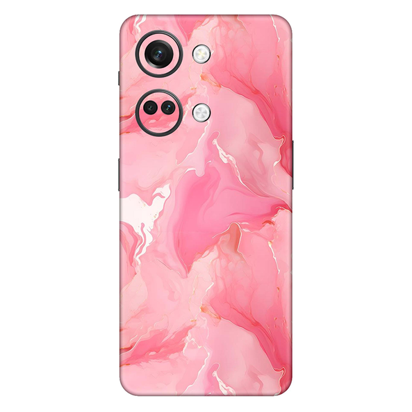 OnePlus Nord 3 Series Salmon Pink Marble Mobile Skin