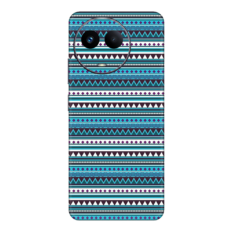 realme C Series Blue Strips Mobile skin