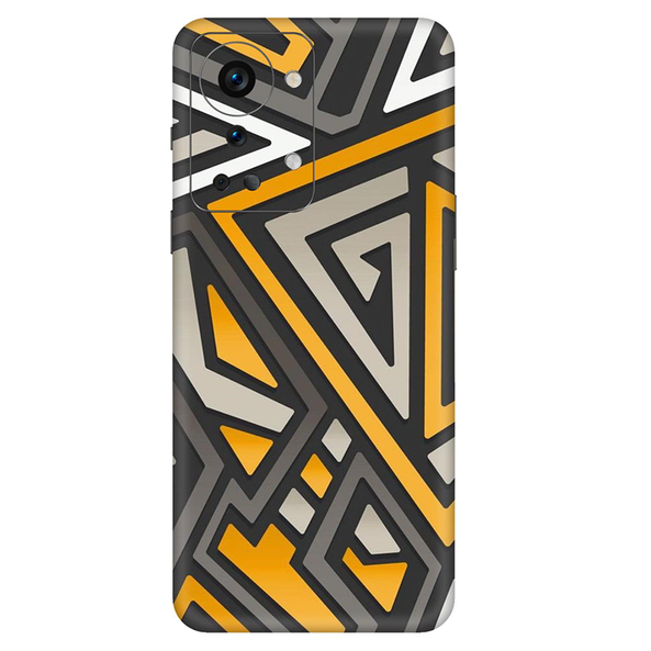 Oneplus 2 Series Orange Pattern Mobile Skin